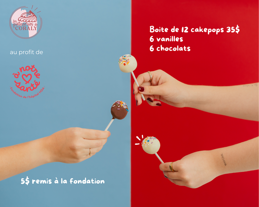 Cakepops au profit de la Fondation de l'hôpital HDA