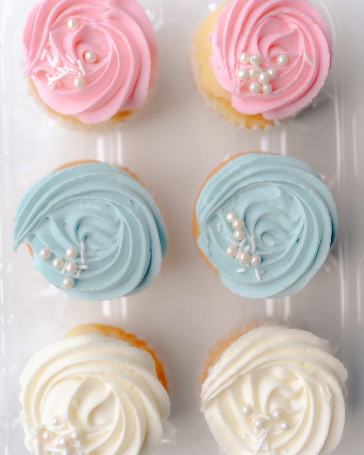 Boîte de 12 Cupcakes dévoilement sexe de bébé 👶🏼🧁